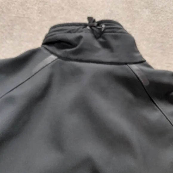NIKE Jacket Men MEDIUM Black Full Zip Tech Interior Exterior Pocket Fleece Lined - Picture 12 of 16